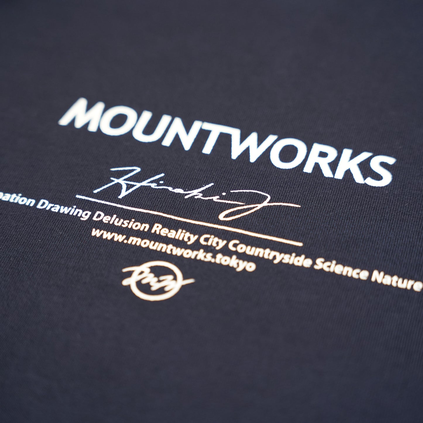 MOUNTWORKS LOGO T-Shirt(NAVY)